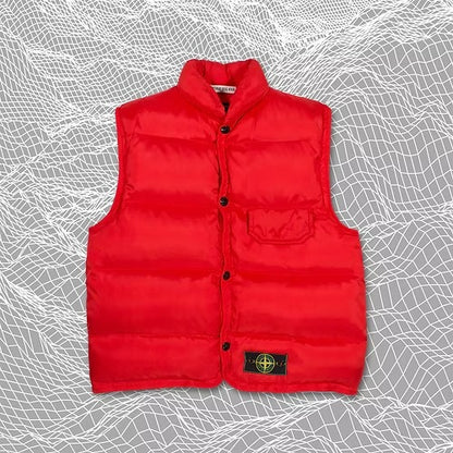 Vintage Stone Island Satin Goose Down Vest