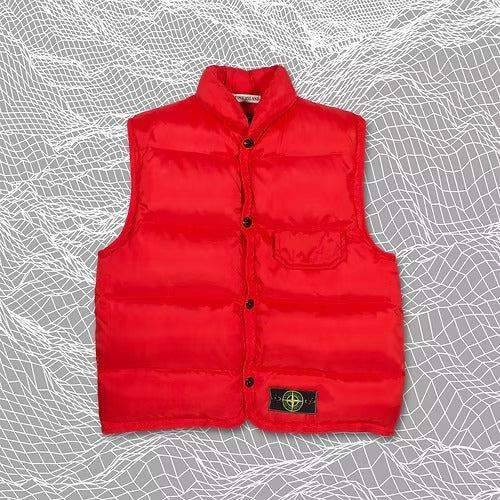 Vintage Stone Island Satin Goose Down Vest