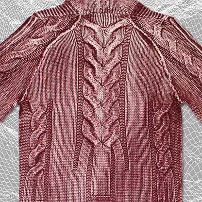 Stone Island Frost Finish Cable Knit