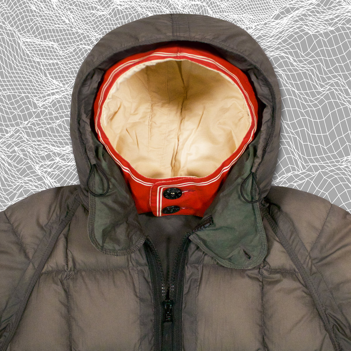Stone Island Opaque Nylon Tela Hyperlight Down Jacket