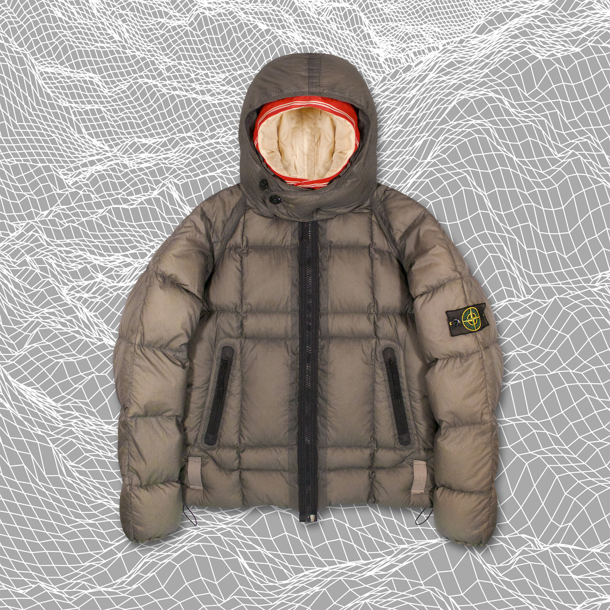 Stone Island Opaque Nylon Tela Hyperlight Down Jacket
