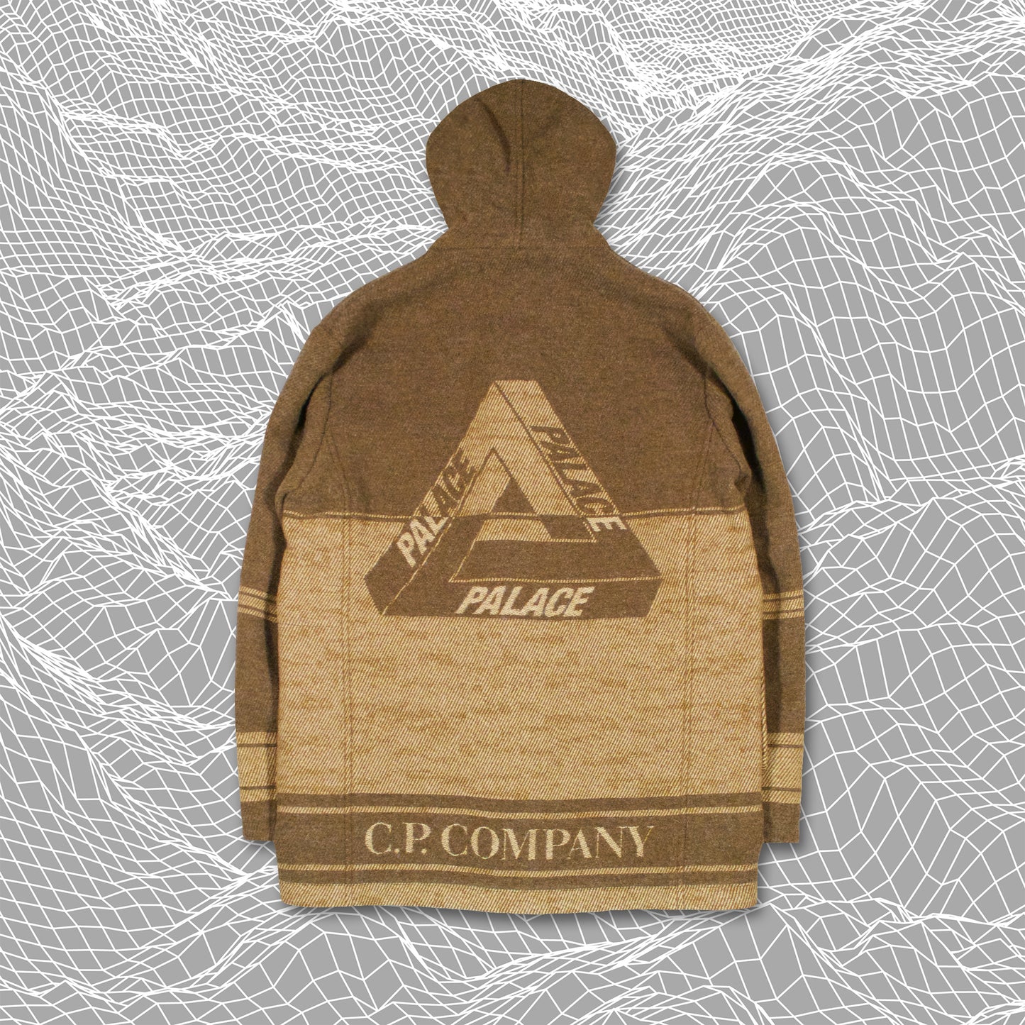 CP Company x Palace Wool Spell Out Duffle Coat