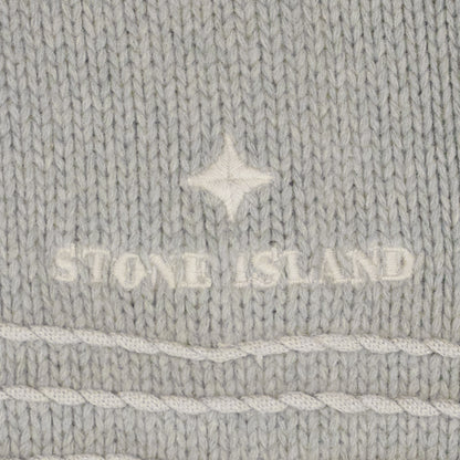 Vintage Stone Island Chunky Spellout Button-Up Knit